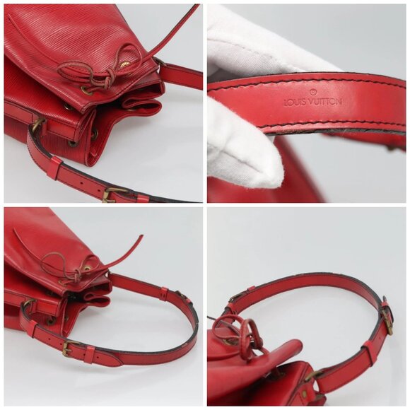 LOUIS VUITTON Epi Noe Shoulder Bag Red M44007 LV Auth 127203 - Picture 16 of 16